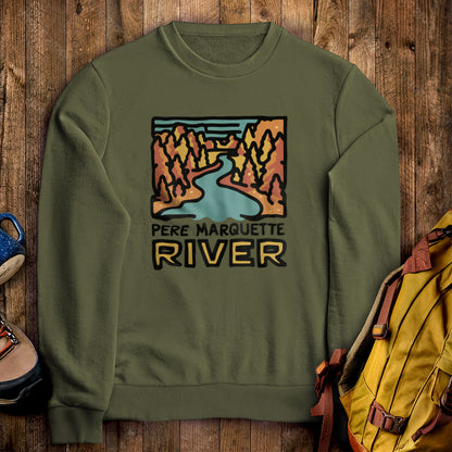 Pere Marquette River Crewneck Sweatshirt
