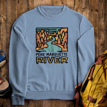 Pere Marquette River Crewneck Sweatshirt