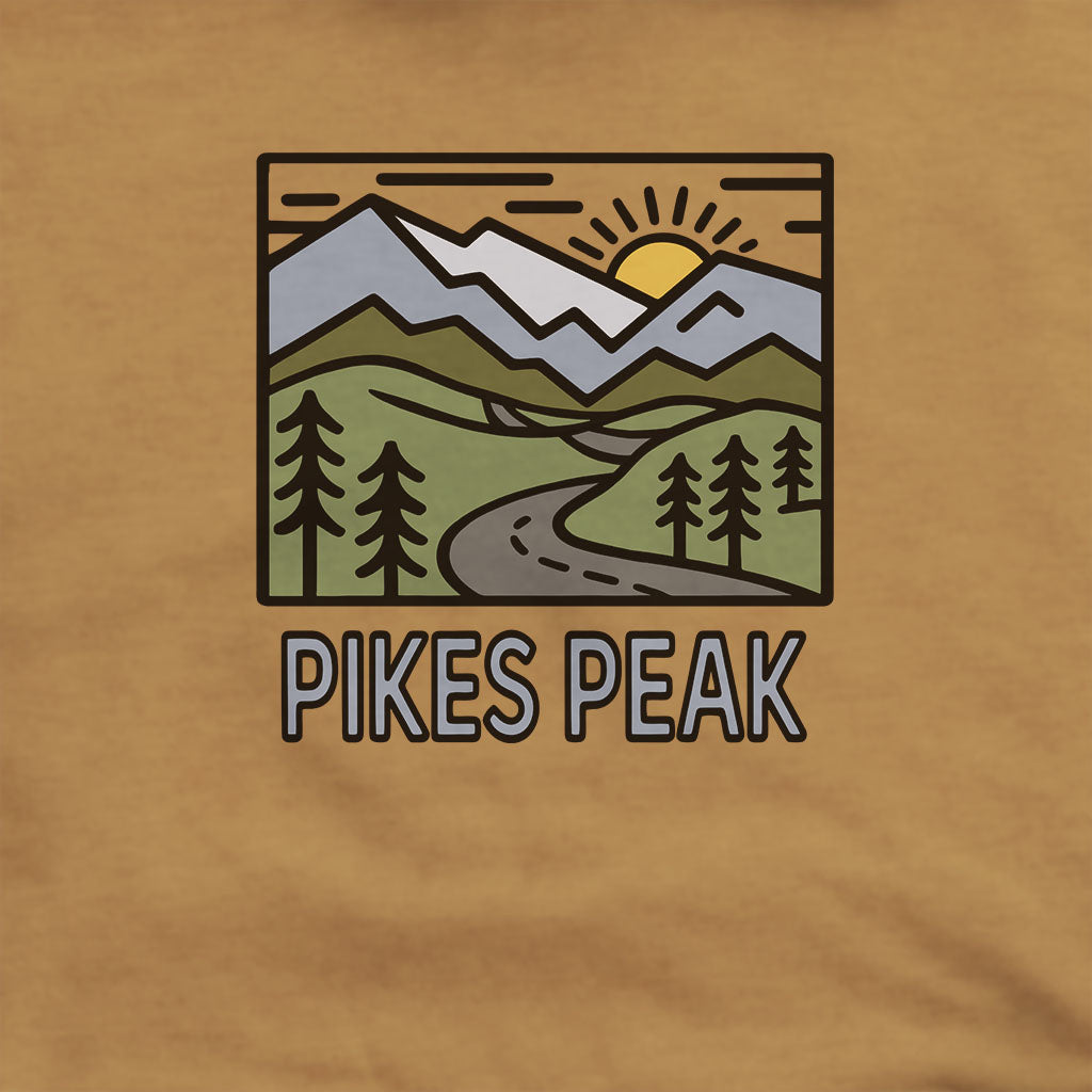 Pikes Peak Hoodie Adventure and Outdoors Themed Hoodie
