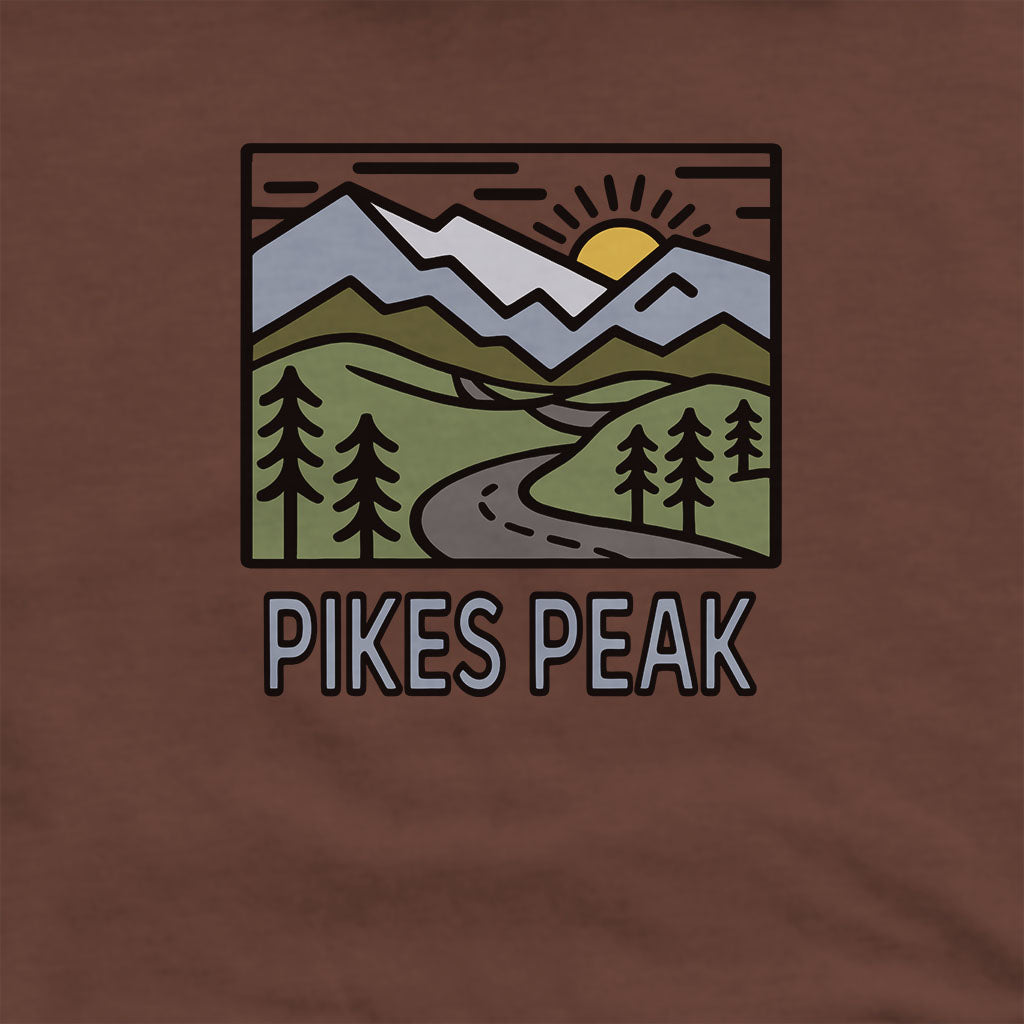 Pikes Peak Hoodie Adventure and Outdoors Themed Hoodie