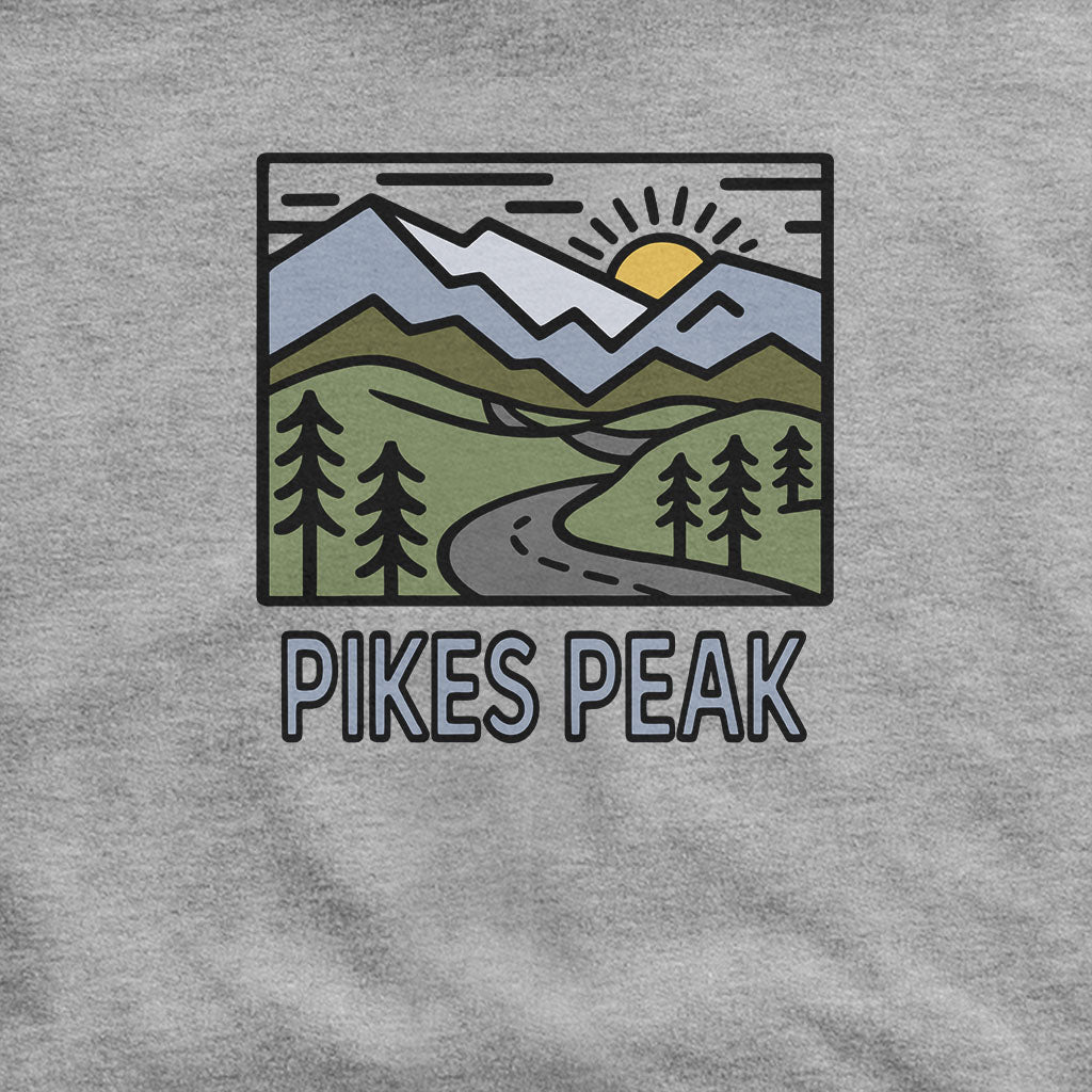 Pikes Peak Hoodie Adventure and Outdoors Themed Hoodie