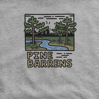 Pine Barrens Hoodie Adventure and Outdoors Themed Hoodie