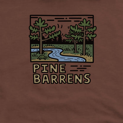 Pine Barrens Crewneck Sweatshirt Adventure and Outdoors Themed Sweatshirt