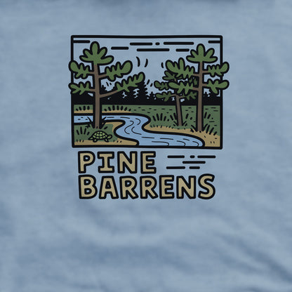 Pine Barrens Crewneck Sweatshirt Adventure and Outdoors Themed Sweatshirt