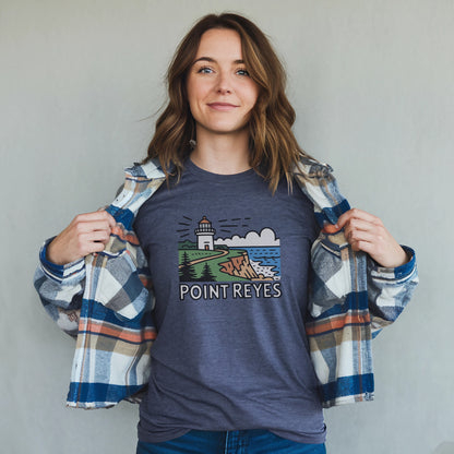 Point Reyes National Seashore T-Shirt Adventure and Outdoors Themed T-Shirt