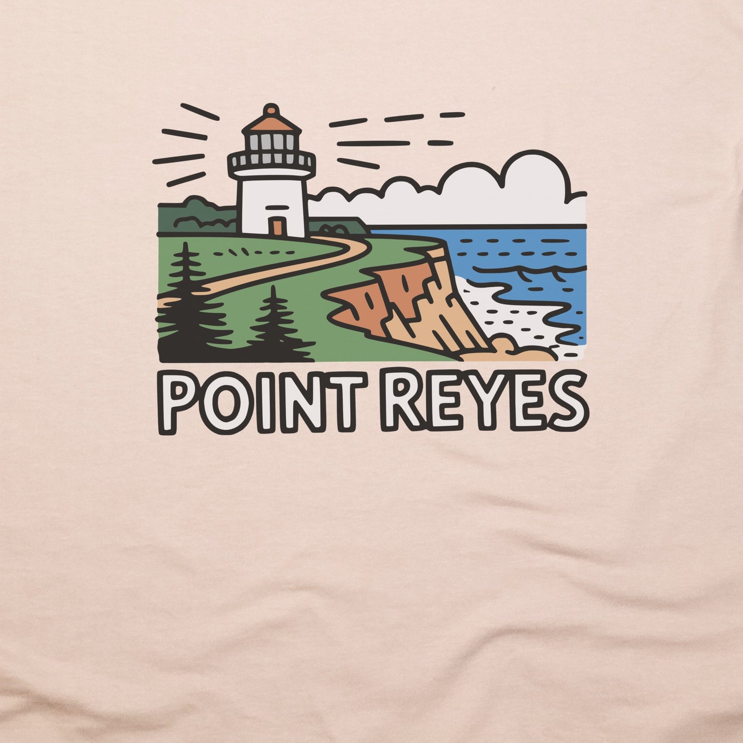 Point Reyes National Seashore T-Shirt Adventure and Outdoors Themed T-Shirt