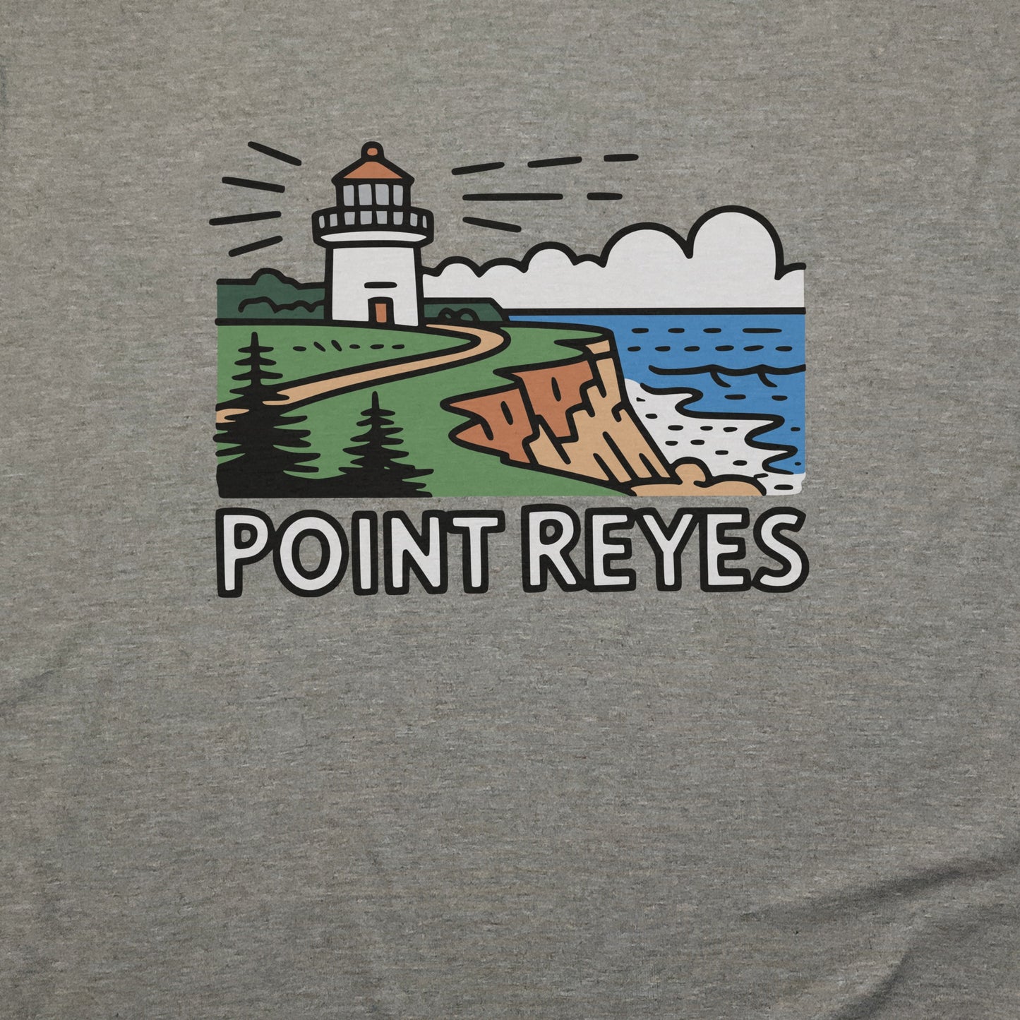 Point Reyes National Seashore T-Shirt Adventure and Outdoors Themed T-Shirt