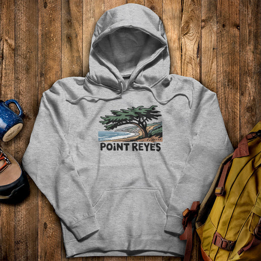 Point Reyes National Seashore Hoodie Sport Grey Adventure and Outdoors Themed Hoodie