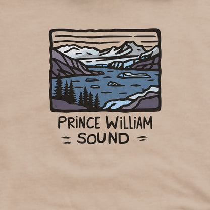 Prince William Sound Hoodie Adventure and Outdoors Themed Hoodie