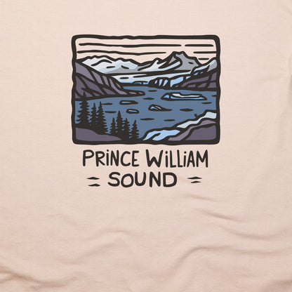 Prince William Sound T-Shirt Adventure and Outdoors Themed T-Shirt