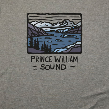 Prince William Sound T-Shirt Adventure and Outdoors Themed T-Shirt