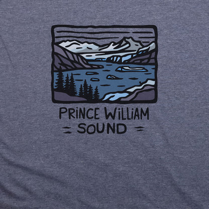 Prince William Sound T-Shirt Adventure and Outdoors Themed T-Shirt