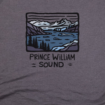 Prince William Sound T-Shirt Adventure and Outdoors Themed T-Shirt