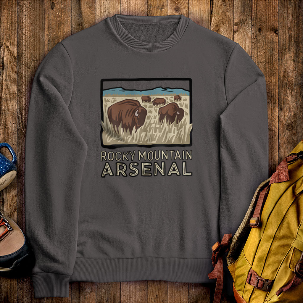 Rocky Mountain Arsenal National Wildlife Refuge Crewneck Sweatshirt
