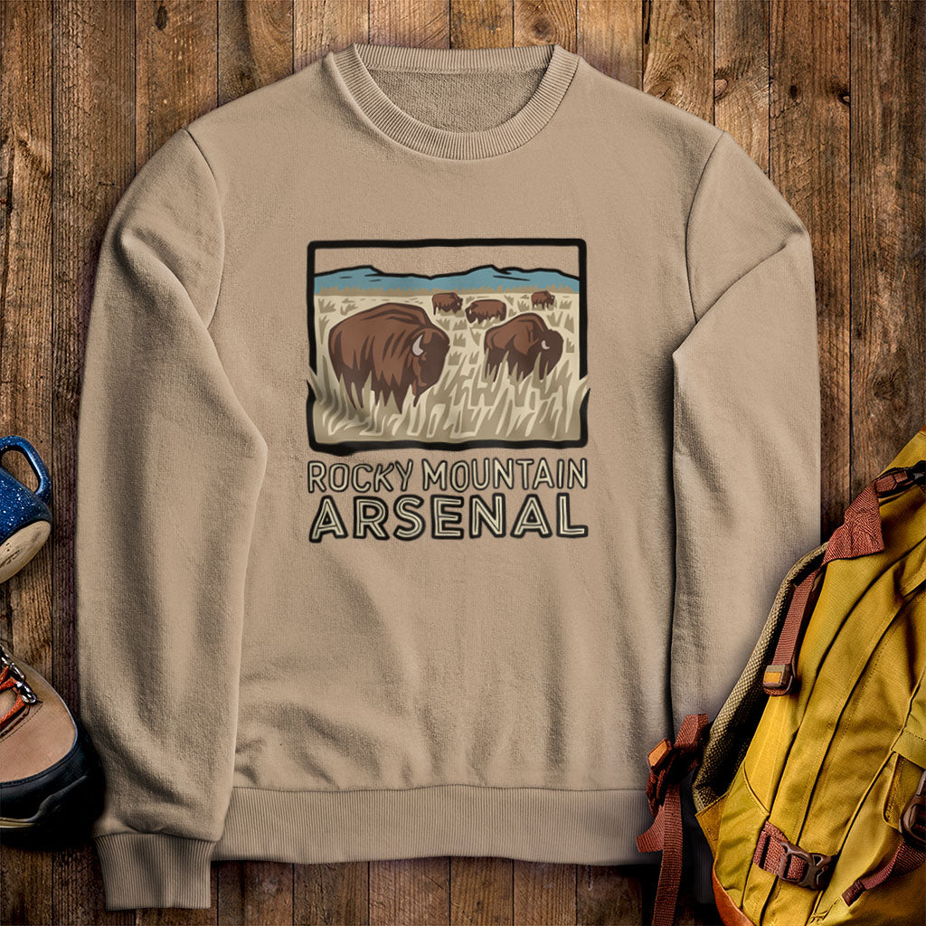 Rocky Mountain Arsenal National Wildlife Refuge Crewneck Sweatshirt
