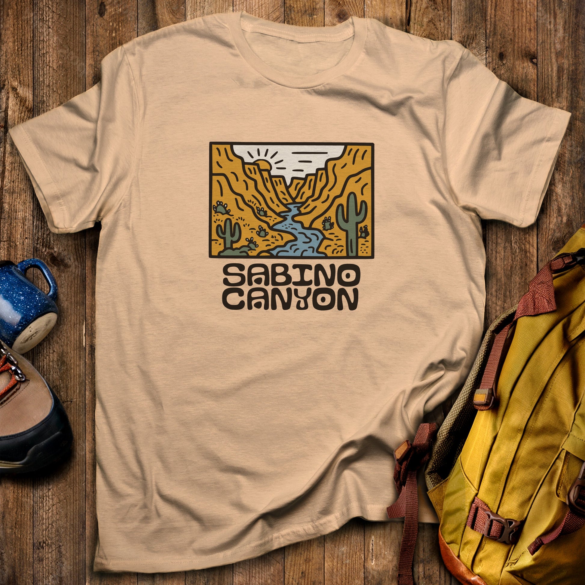 Sabino Canyon T-Shirt Sand Adventure and Outdoors Themed T-Shirt
