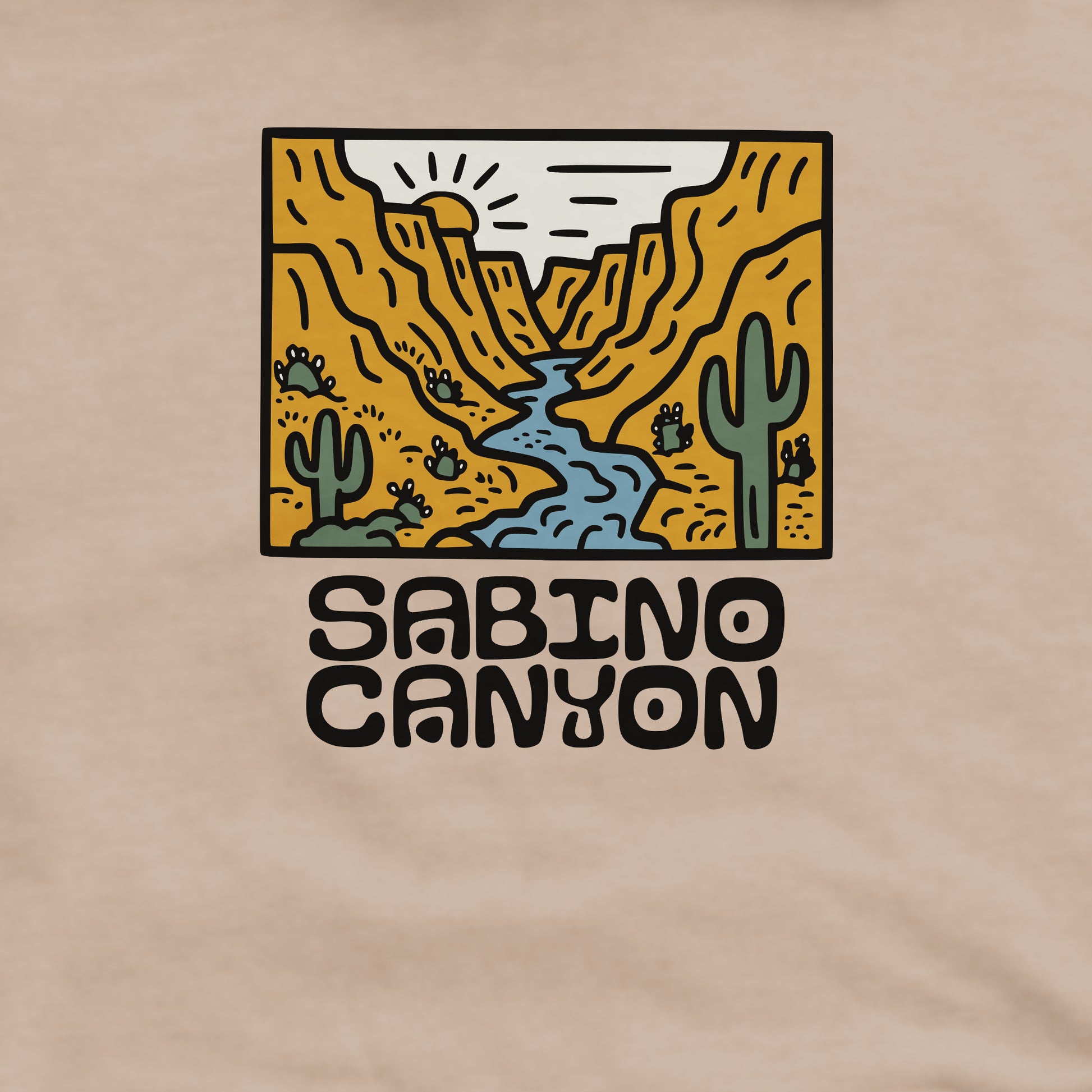 Sabino Canyon Crewneck Sweatshirt Adventure and Outdoors Themed Sweatshirt