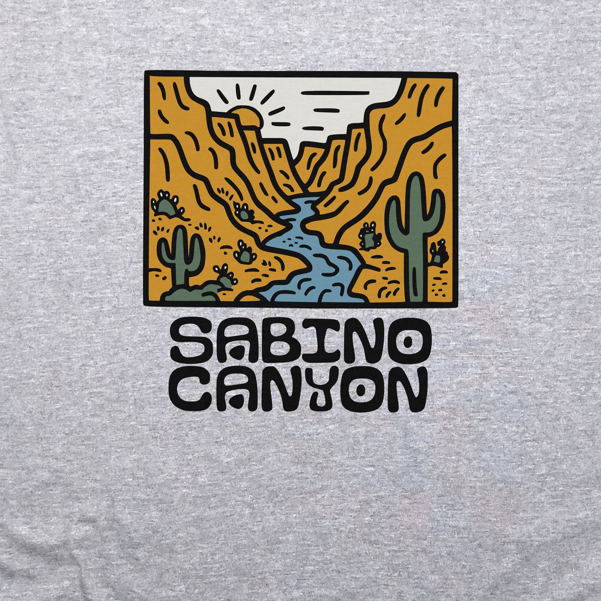 Sabino Canyon Crewneck Sweatshirt Adventure and Outdoors Themed Sweatshirt