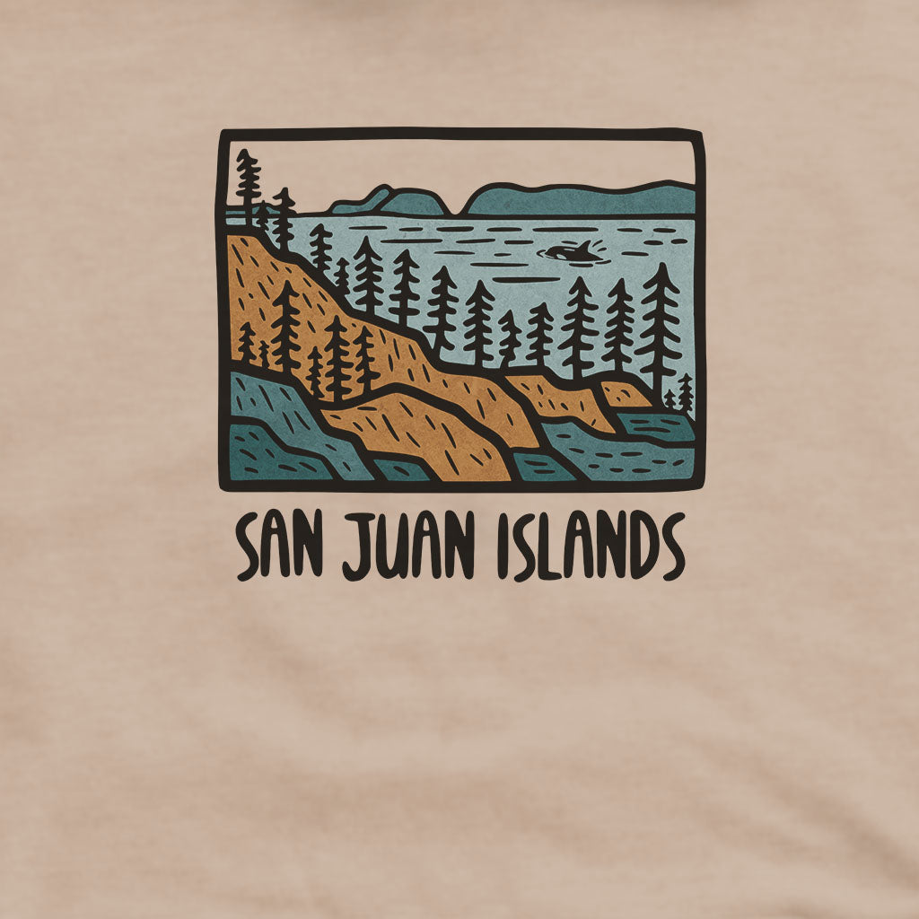 San Juan Islands Hoodie Adventure and Outdoors Themed Hoodie