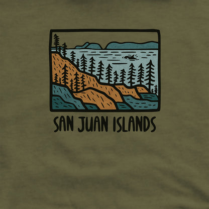 San Juan Islands Hoodie Adventure and Outdoors Themed Hoodie