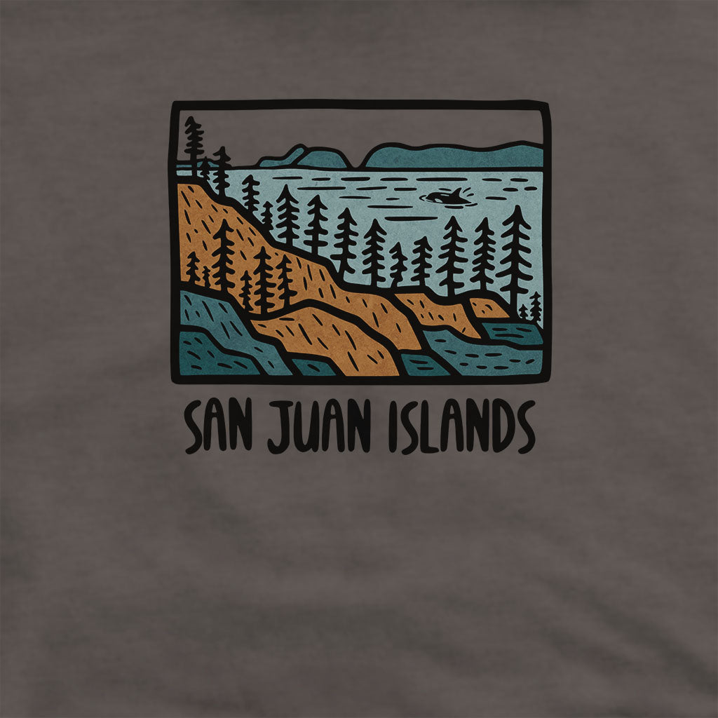 San Juan Islands Hoodie Adventure and Outdoors Themed Hoodie