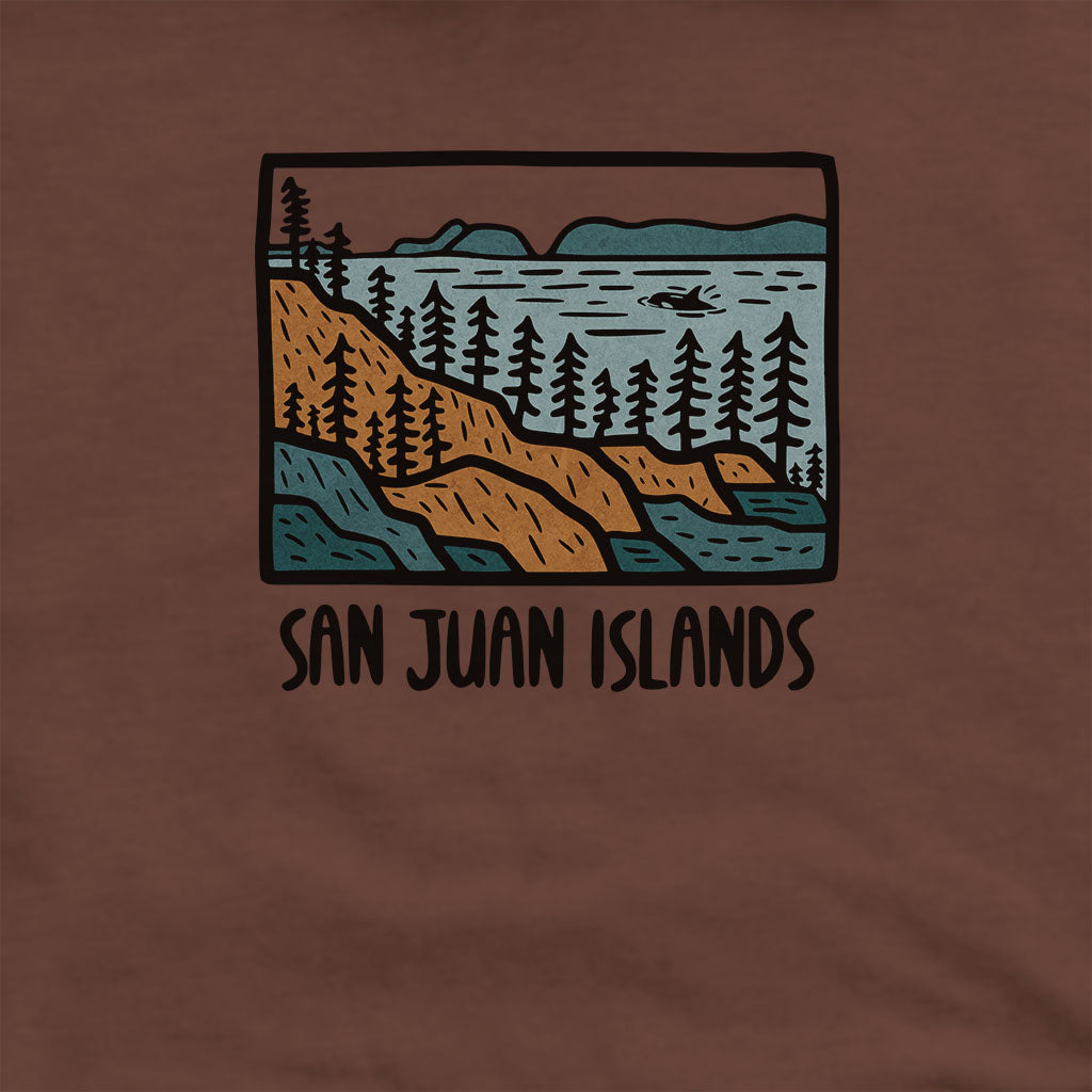 San Juan Islands Hoodie Adventure and Outdoors Themed Hoodie