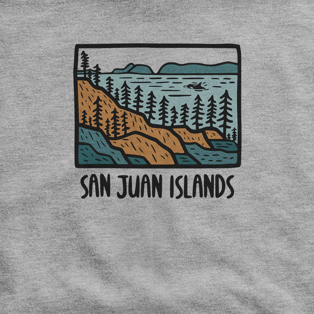 San Juan Islands Hoodie Adventure and Outdoors Themed Hoodie