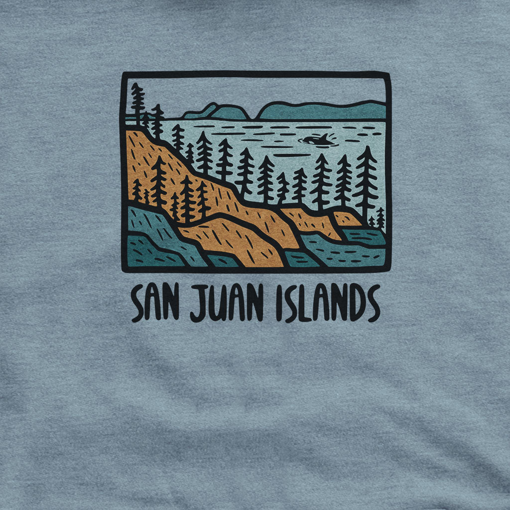San Juan Islands Hoodie Adventure and Outdoors Themed Hoodie