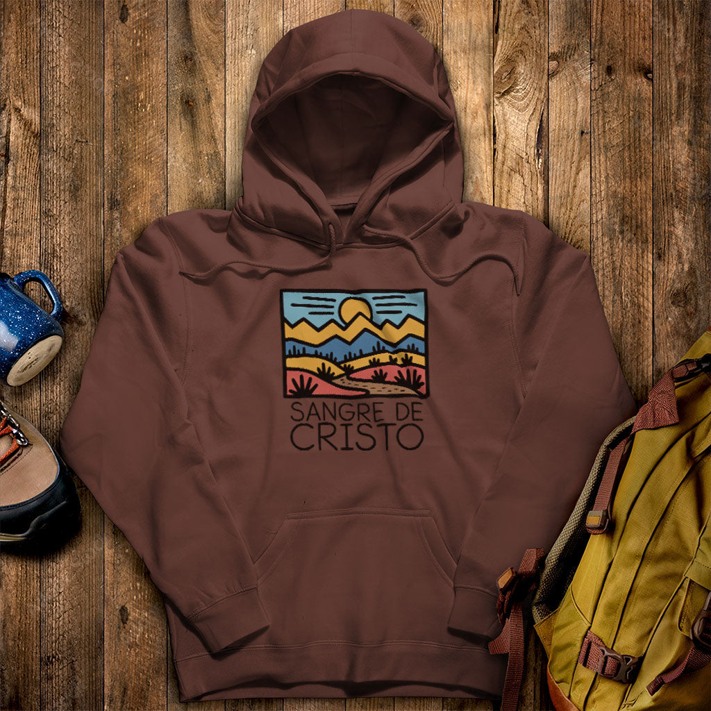 Sangre de Cristo Mountains Hoodie Adventure and Outdoors Themed Hoodie