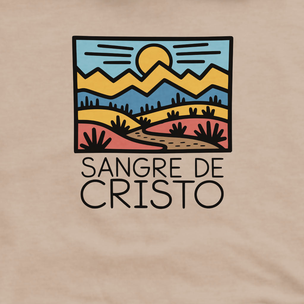 Sangre de Cristo Mountains Crewneck Sweatshirt Adventure and Outdoors Themed Sweatshirt