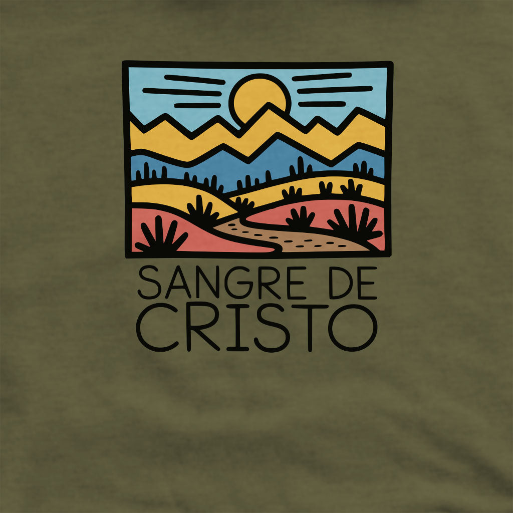 Sangre de Cristo Mountains Crewneck Sweatshirt Adventure and Outdoors Themed Sweatshirt