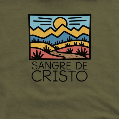 Sangre de Cristo Mountains Crewneck Sweatshirt Adventure and Outdoors Themed Sweatshirt