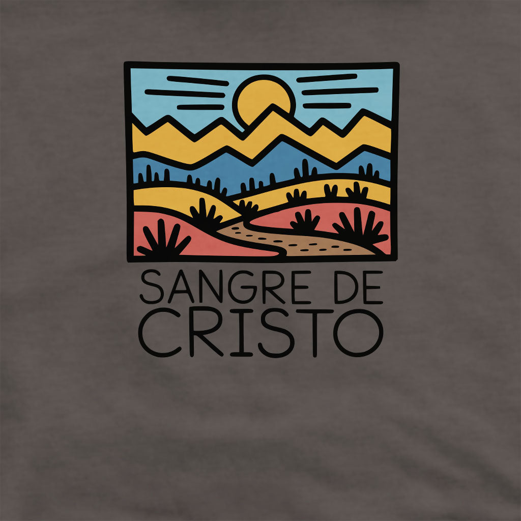 Sangre de Cristo Mountains Crewneck Sweatshirt Adventure and Outdoors Themed Sweatshirt