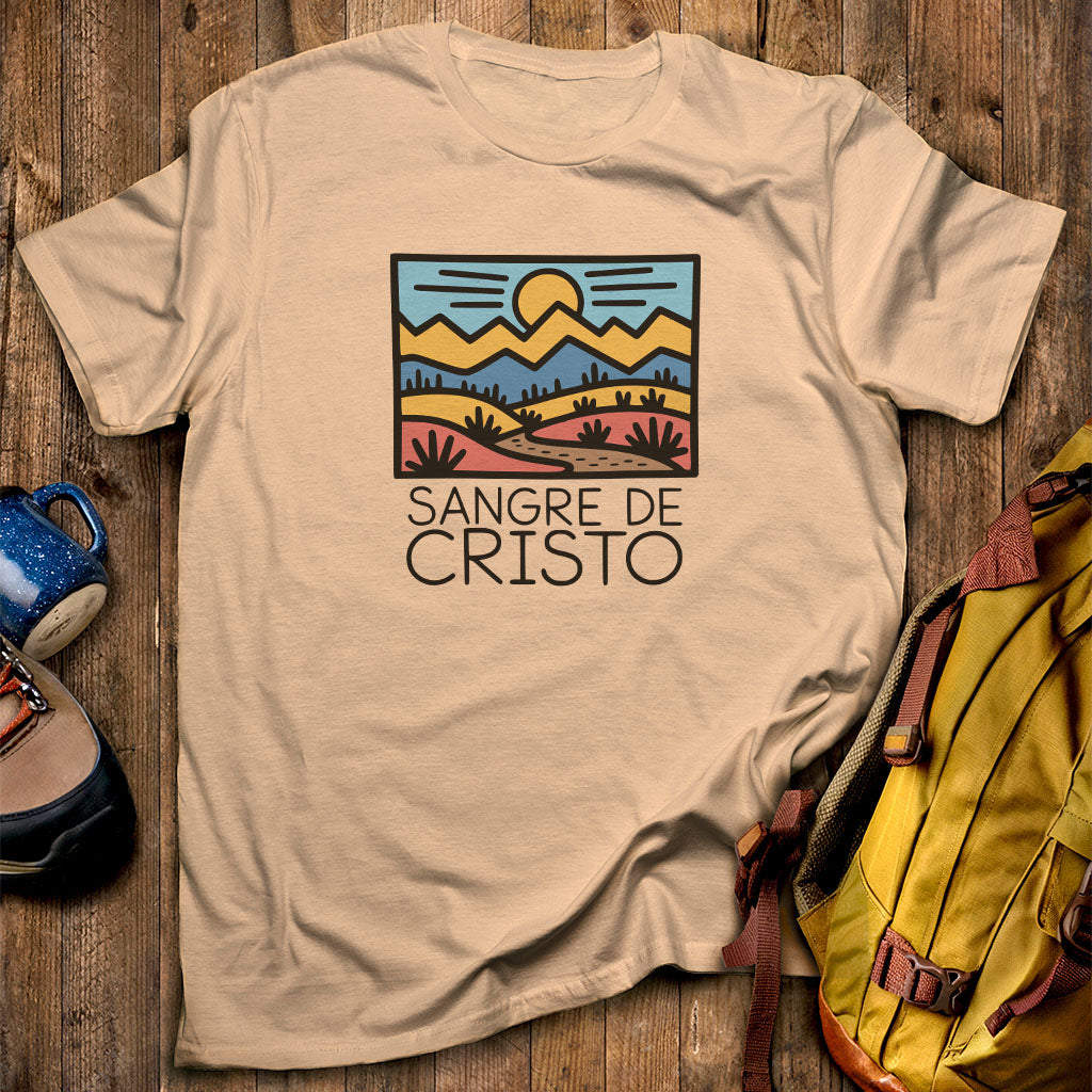 Sangre De Cristo Mountains T-Shirt Sand Adventure and Outdoors Themed T-Shirt