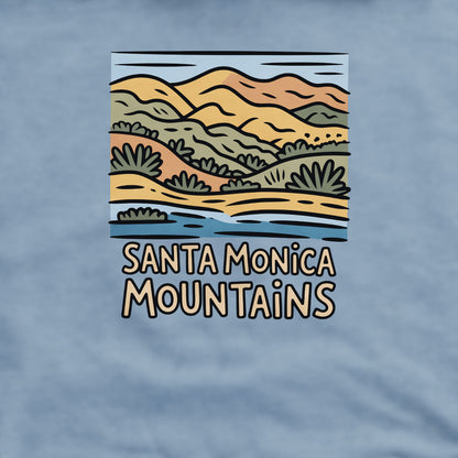 Santa Monica Mountains National Recreation Area Crewneck Sweatshirt Adventure and Outdoors Themed Sweatshirt