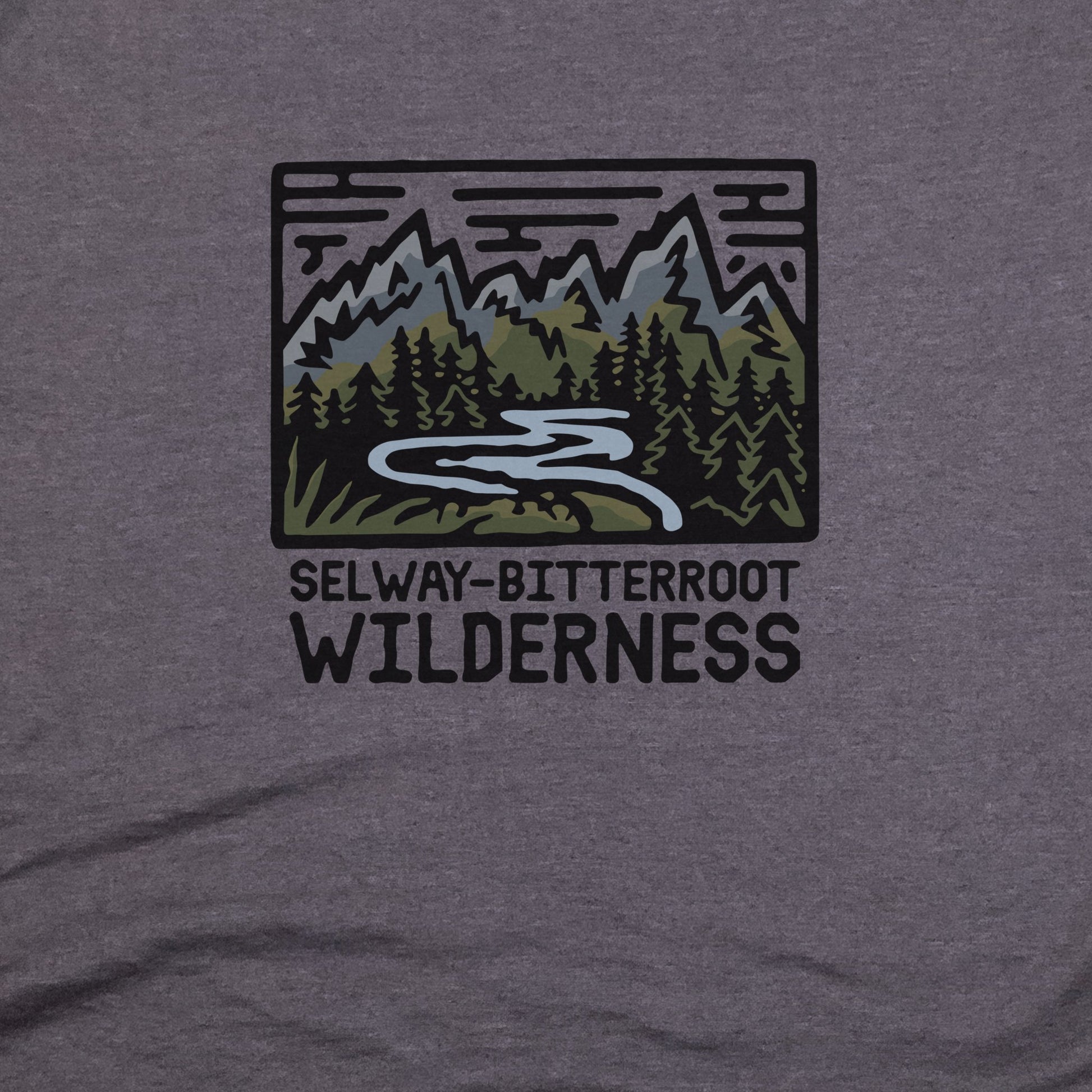 Selway-Bitterroot Wilderness T-Shirt Adventure and Outdoors Themed T-Shirt