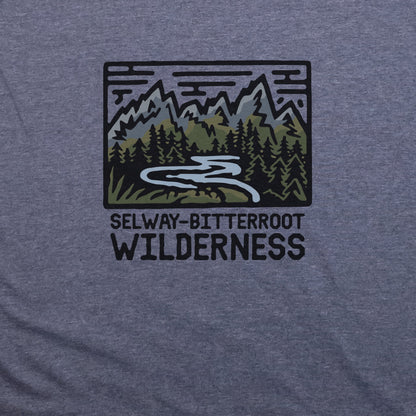 Selway-Bitterroot Wilderness T-Shirt Adventure and Outdoors Themed T-Shirt