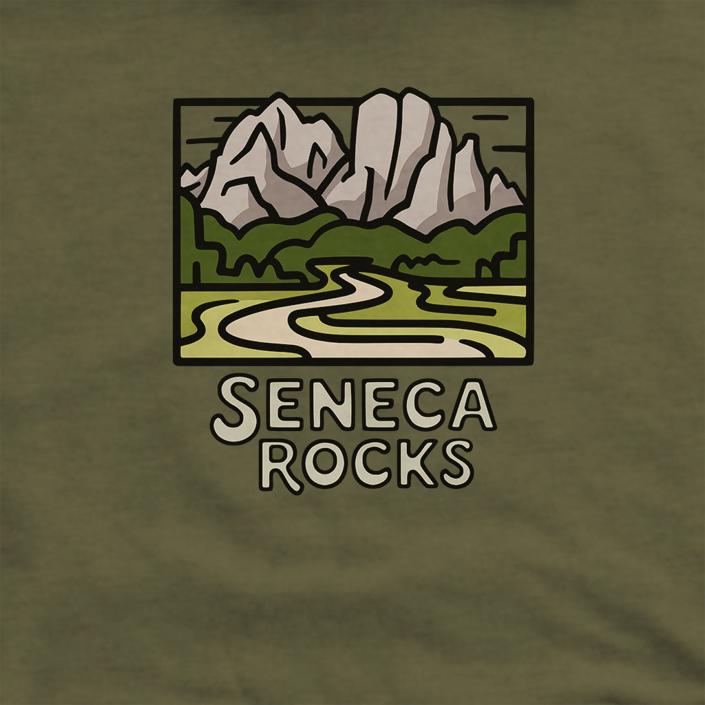 Seneca Rocks Hoodie Adventure and Outdoors Themed Hoodie