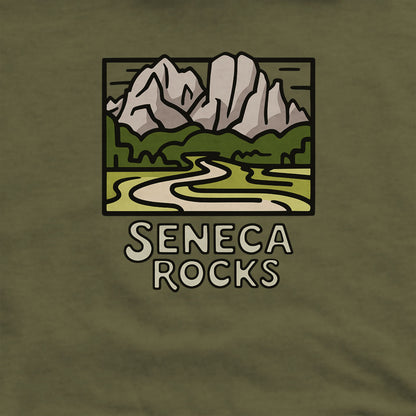Seneca Rocks Hoodie Adventure and Outdoors Themed Hoodie