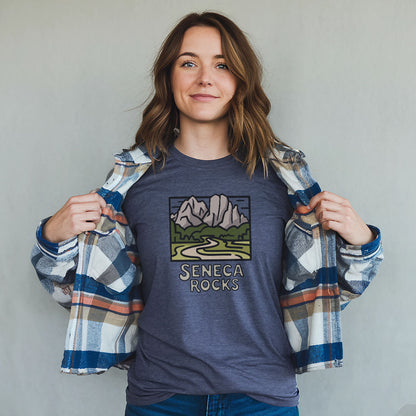 Seneca Rocks T-Shirt Adventure and Outdoors Themed T-Shirt