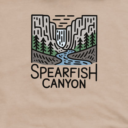 Spearfish Canyon Crewneck Sweatshirt Adventure and Outdoors Themed Sweatshirt