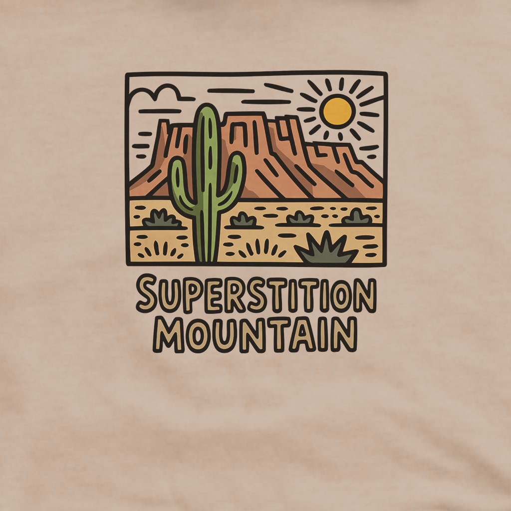 Superstition Mountain Hoodie Adventure and Outdoors Themed Hoodie