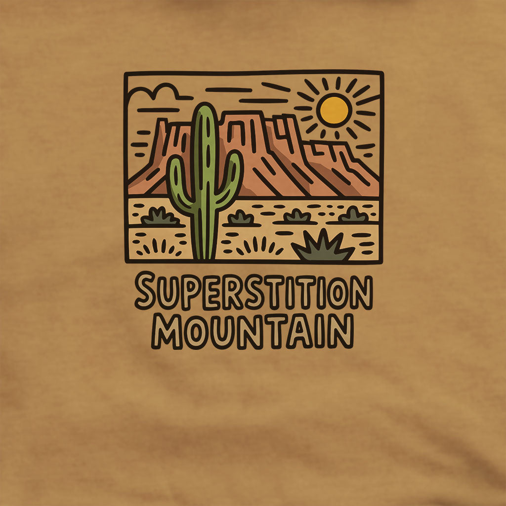 Superstition Mountain Hoodie Adventure and Outdoors Themed Hoodie