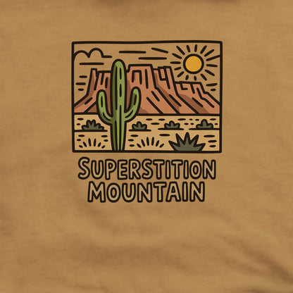 Superstition Mountain Hoodie Adventure and Outdoors Themed Hoodie