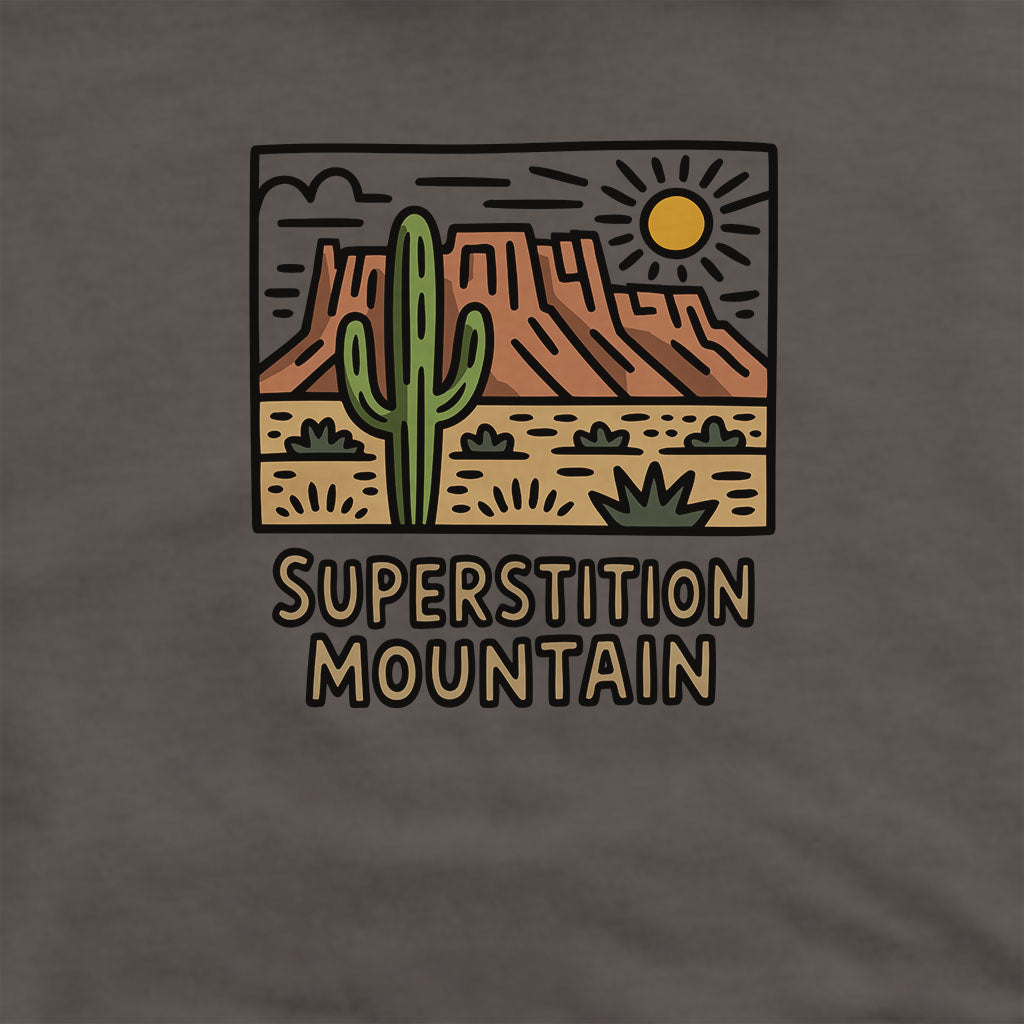 Superstition Mountain Hoodie Adventure and Outdoors Themed Hoodie