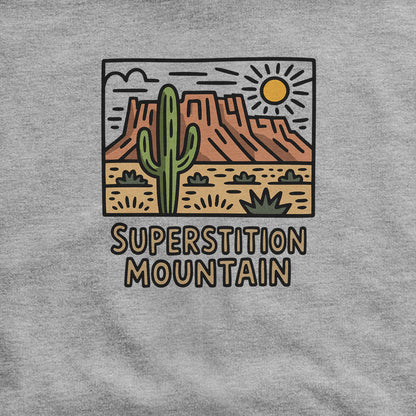 Superstition Mountain Hoodie Adventure and Outdoors Themed Hoodie