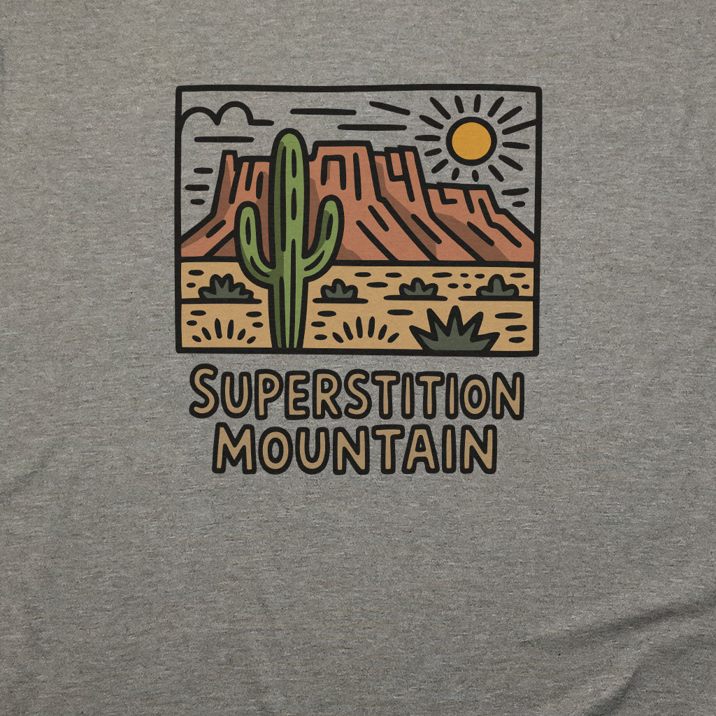 Superstition Mountain T-Shirt Adventure and Outdoors Themed T-Shirt