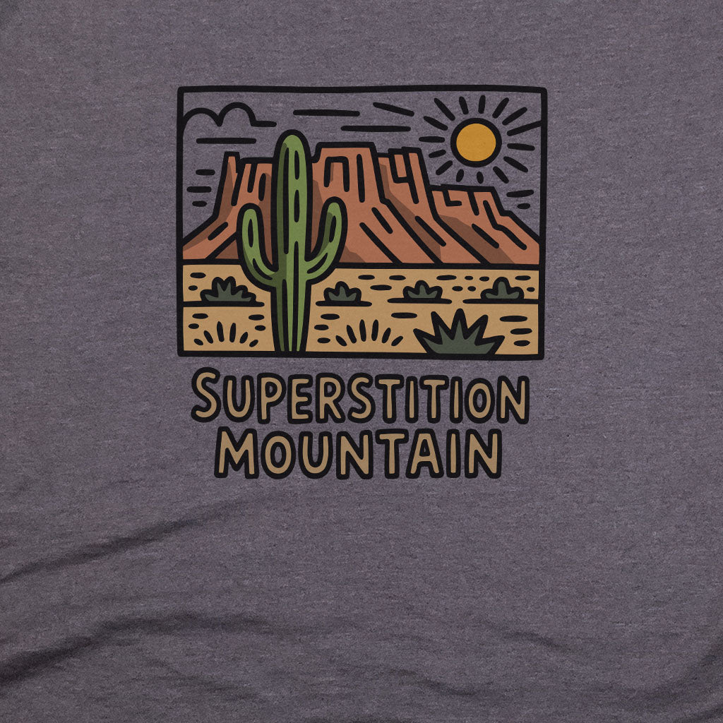 Superstition Mountain T-Shirt Adventure and Outdoors Themed T-Shirt