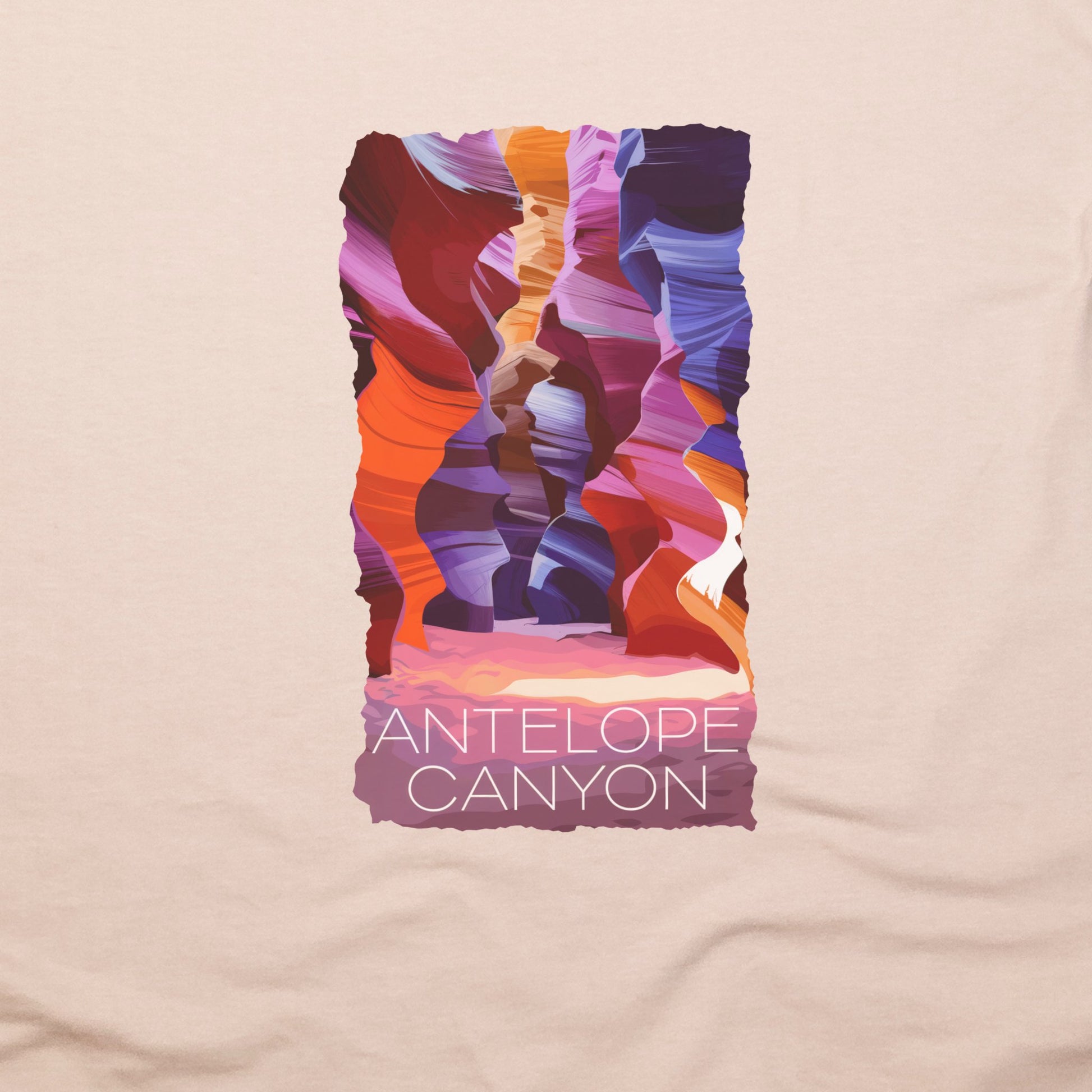 Vibrant Antelope Canyon T-Shirt Adventure and Outdoors Themed T-Shirt