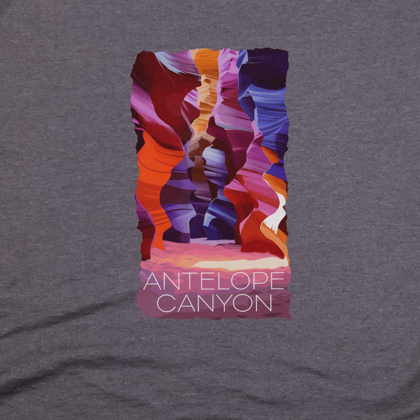 Vibrant Antelope Canyon T-Shirt Adventure and Outdoors Themed T-Shirt